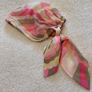 Vintage Juicy Couture silk head scarf.